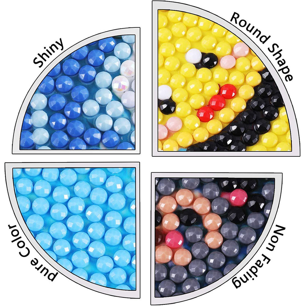Easy Diamond Painting Stickers - Art Craft 5 Year Old recension och pris