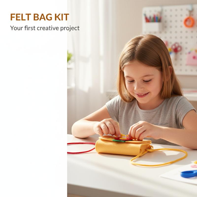 Felt Bag Making Kit for Childr - Art Craft For Kindergarten recension och pris