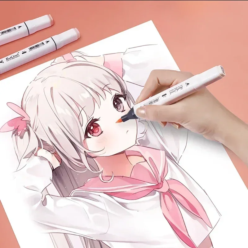 6/12/24/30 Colors Skin Tone Du - Illustration Marker Set recension och pris