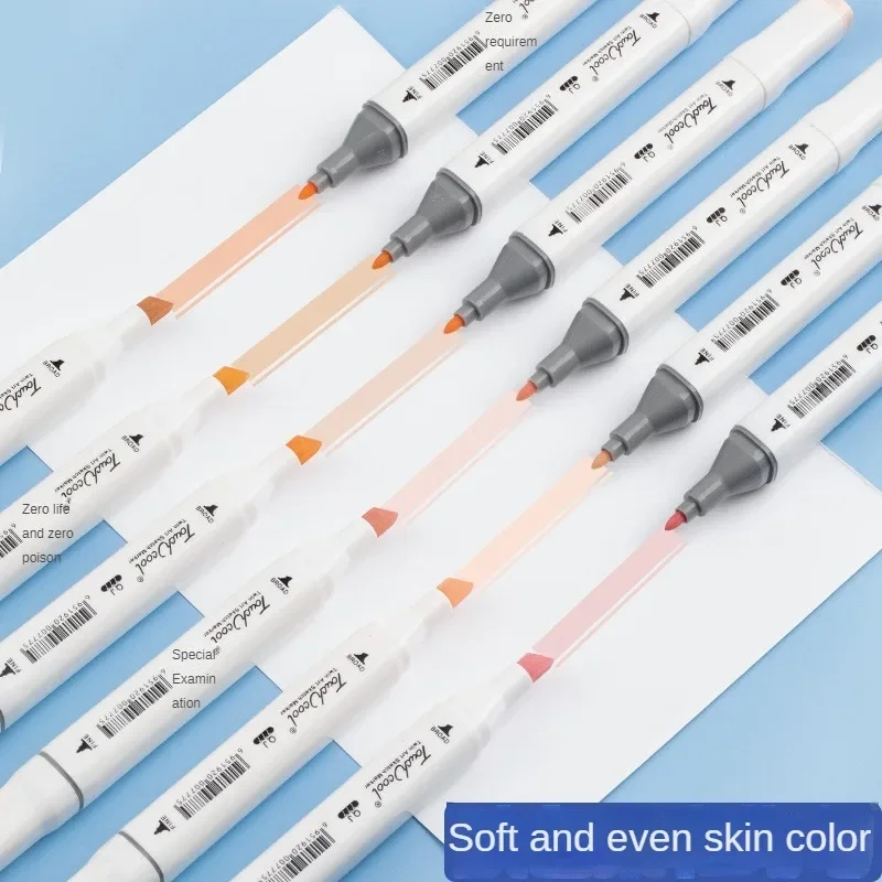 6/12/24/30 Colors Skin Tone Du - Illustration Marker Set recension och pris
