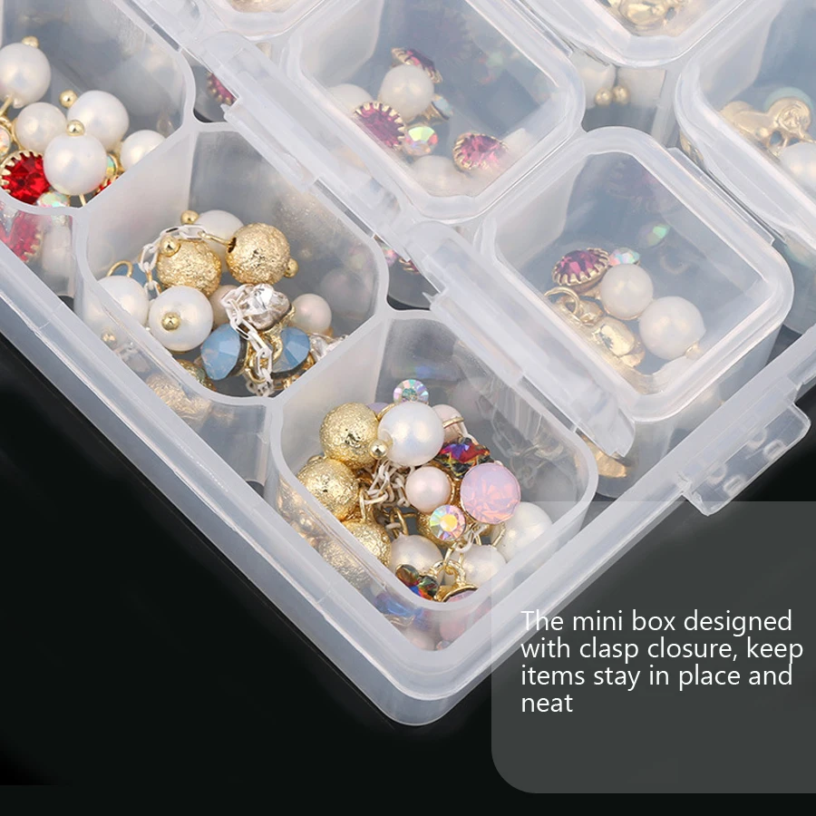 Clear Storage Box 28 Grids Sep - Art Craft Show recension och pris