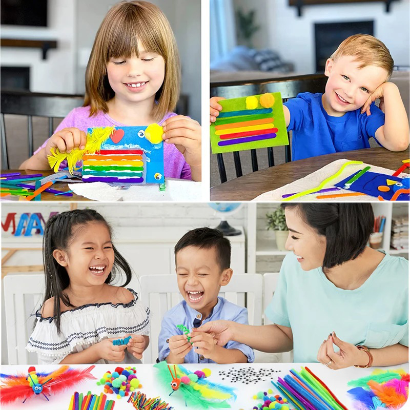 1000pcs Kids Crafts Art Suppli - Art Craft For Toddlers recension och pris
