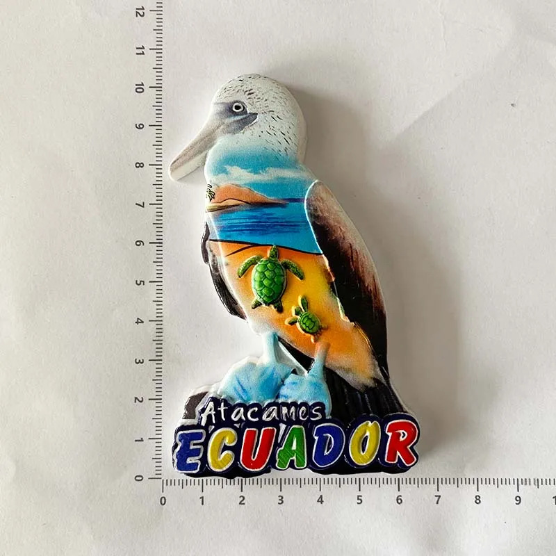 1pc, Ecuador Travel Souvenirs  - Art Craft Magnet recension och pris