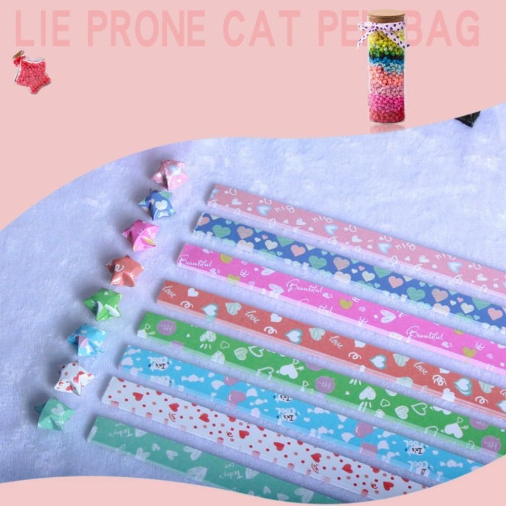 540 Sheets Colorful Star Origa - Art Craft Show recension och pris