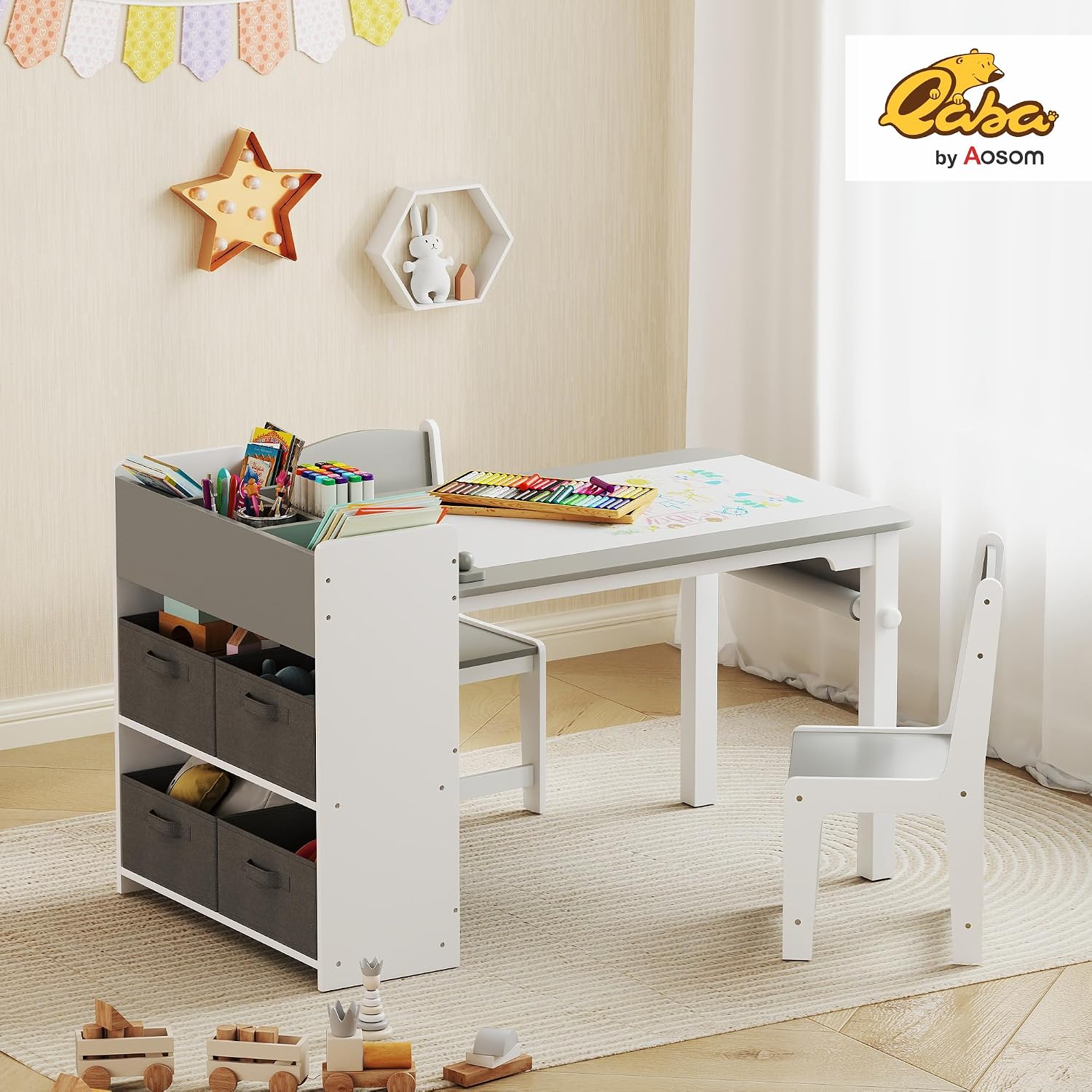 Kids Art Table & Easel Chair S - Art Craft For Toddlers recension och pris