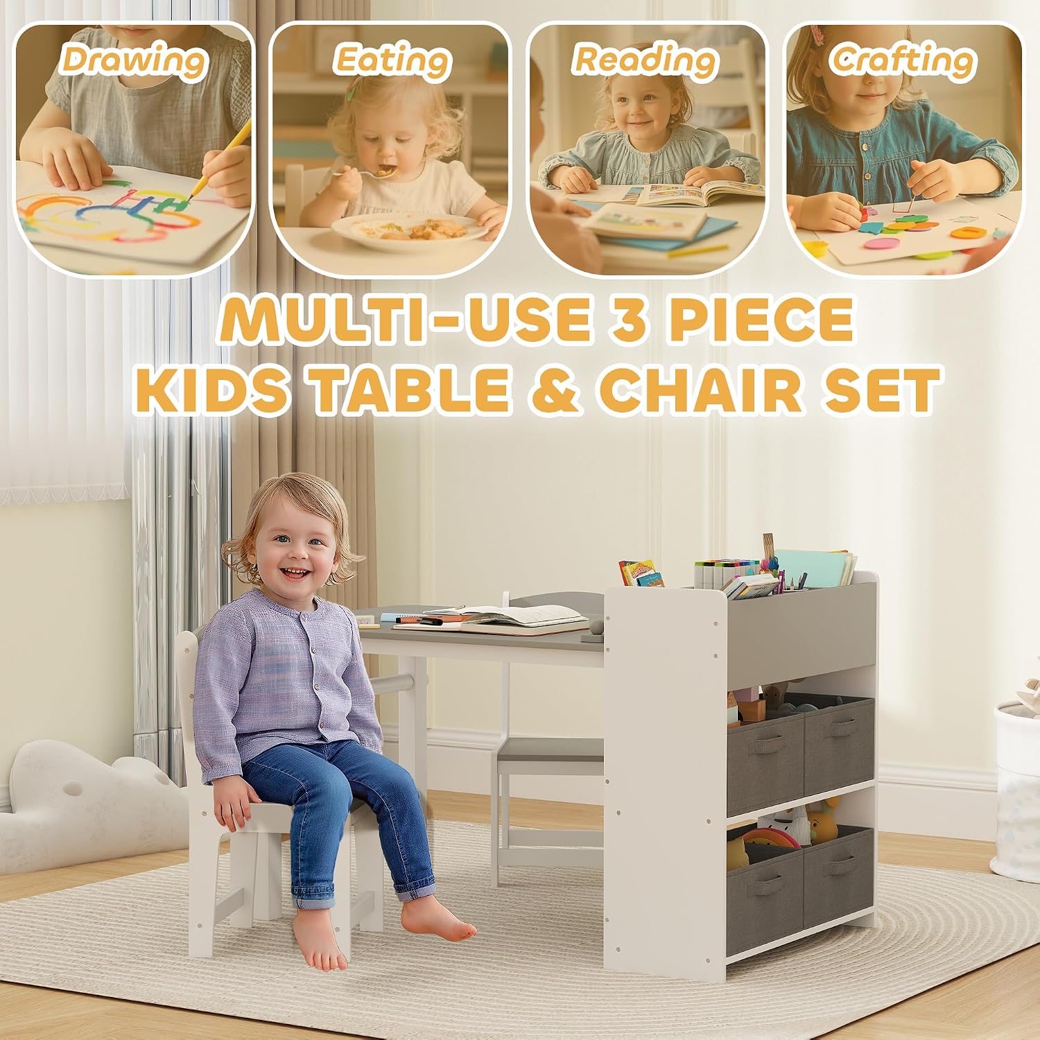 Kids Art Table & Easel Chair S - Art Craft For Toddlers recension och pris