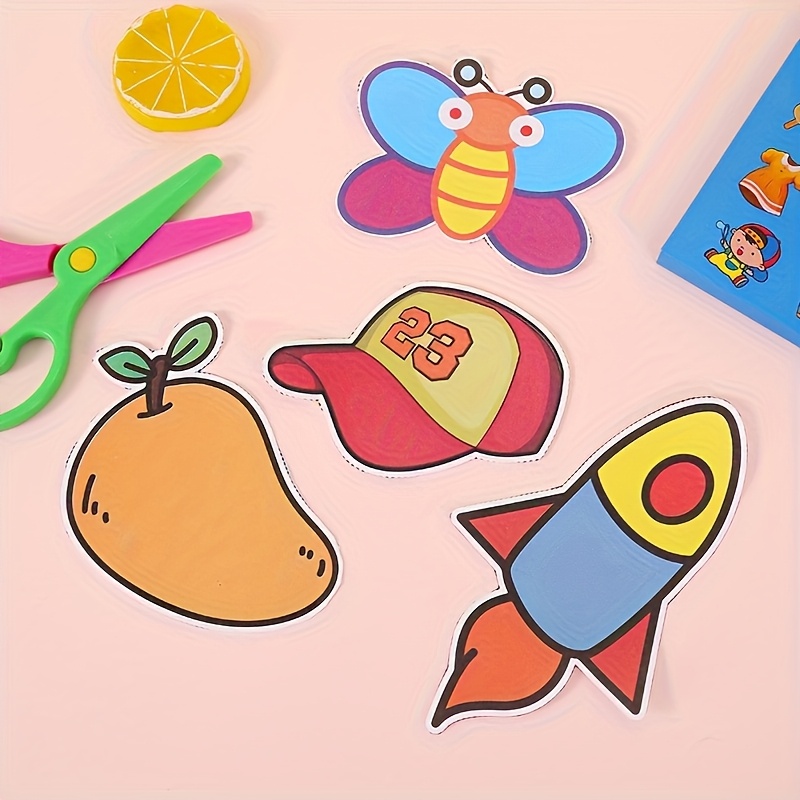 96Pcs Fun Paper Cutting Set, P - Art Craft For Toddlers recension och pris