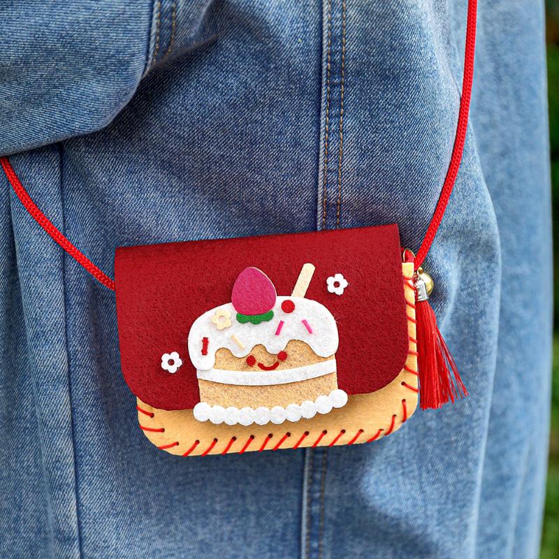 Cute Felt Felt Bag Making Kit  - Art Craft For Kindergarten recension och pris