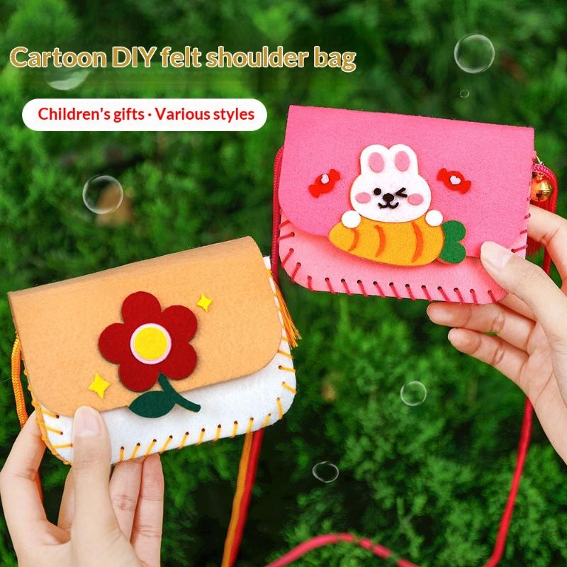 Cute Felt Felt Bag Making Kit  - Art Craft For Kindergarten recension och pris