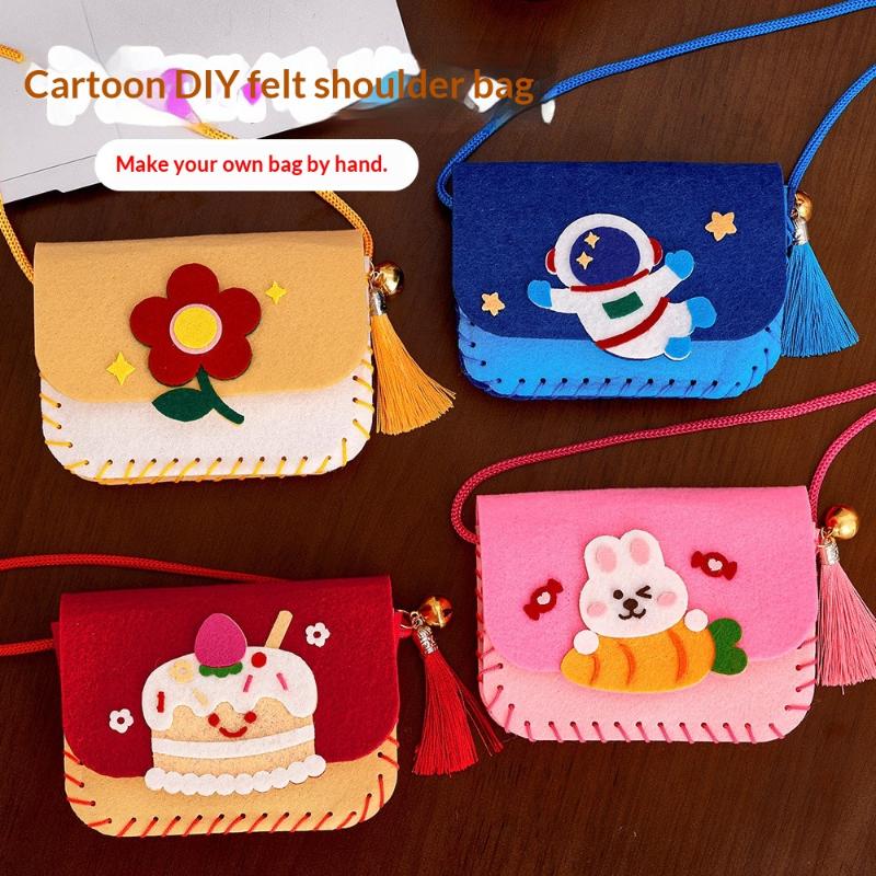 Cute Felt Felt Bag Making Kit  - Art Craft For Kindergarten recension och pris