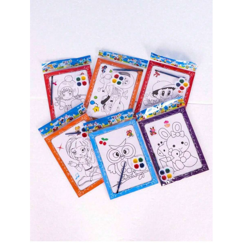 Watercolor Painting Coloring B - Chinese Art Craft recension och pris