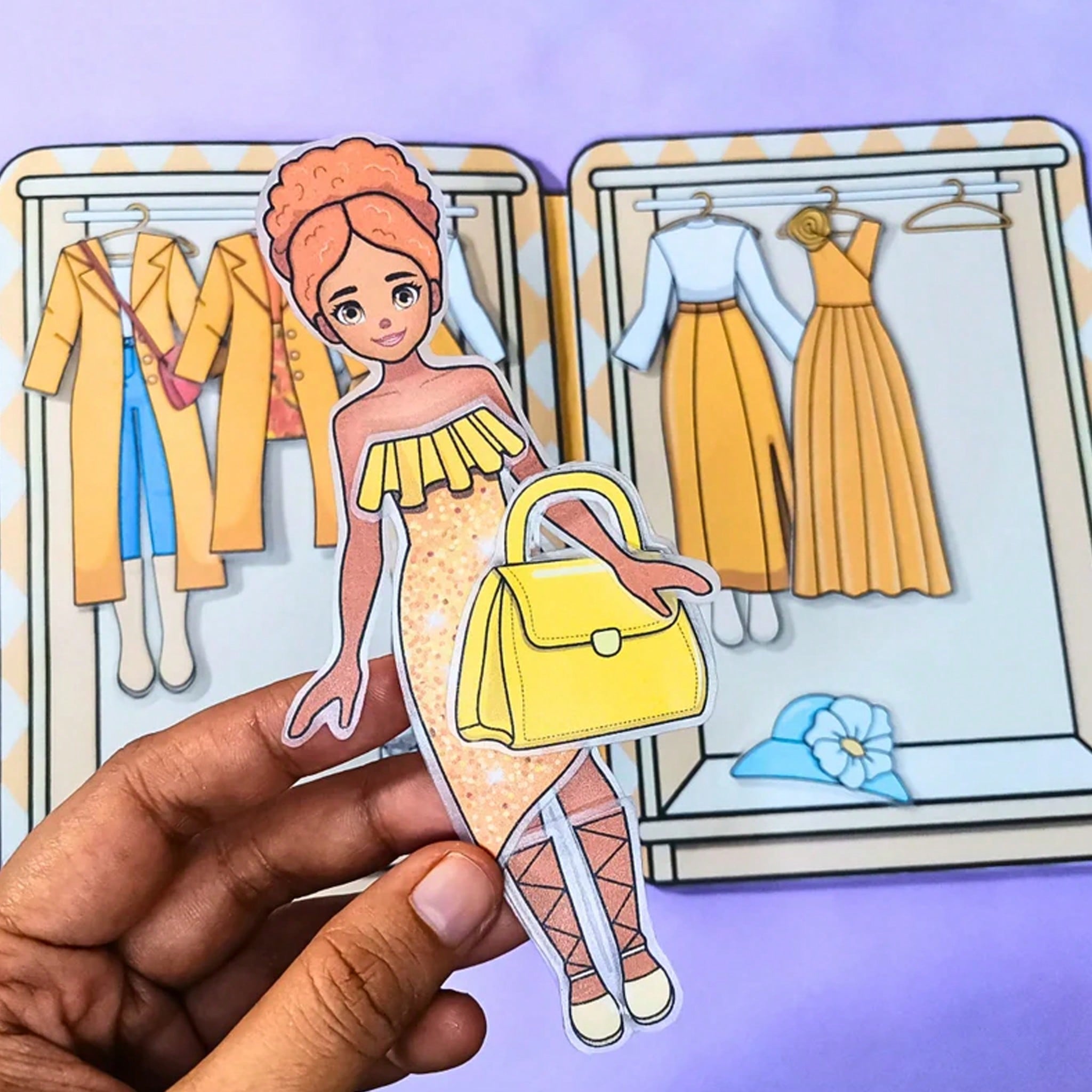 Yellow Dress Girl Tea Party Th - Art Craft 3 Year Old recension och pris