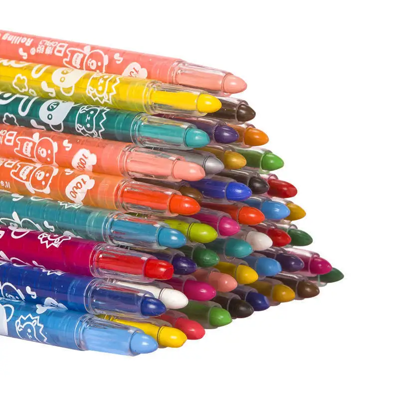 24/12 Pcs Rotate Color Crayola - Art Craft For Toddlers recension och pris
