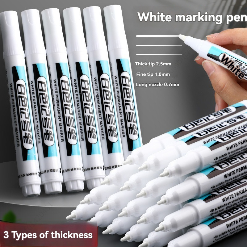 1/10/20Pcs White Permanent Mar - Illustration Marker Set recension och pris