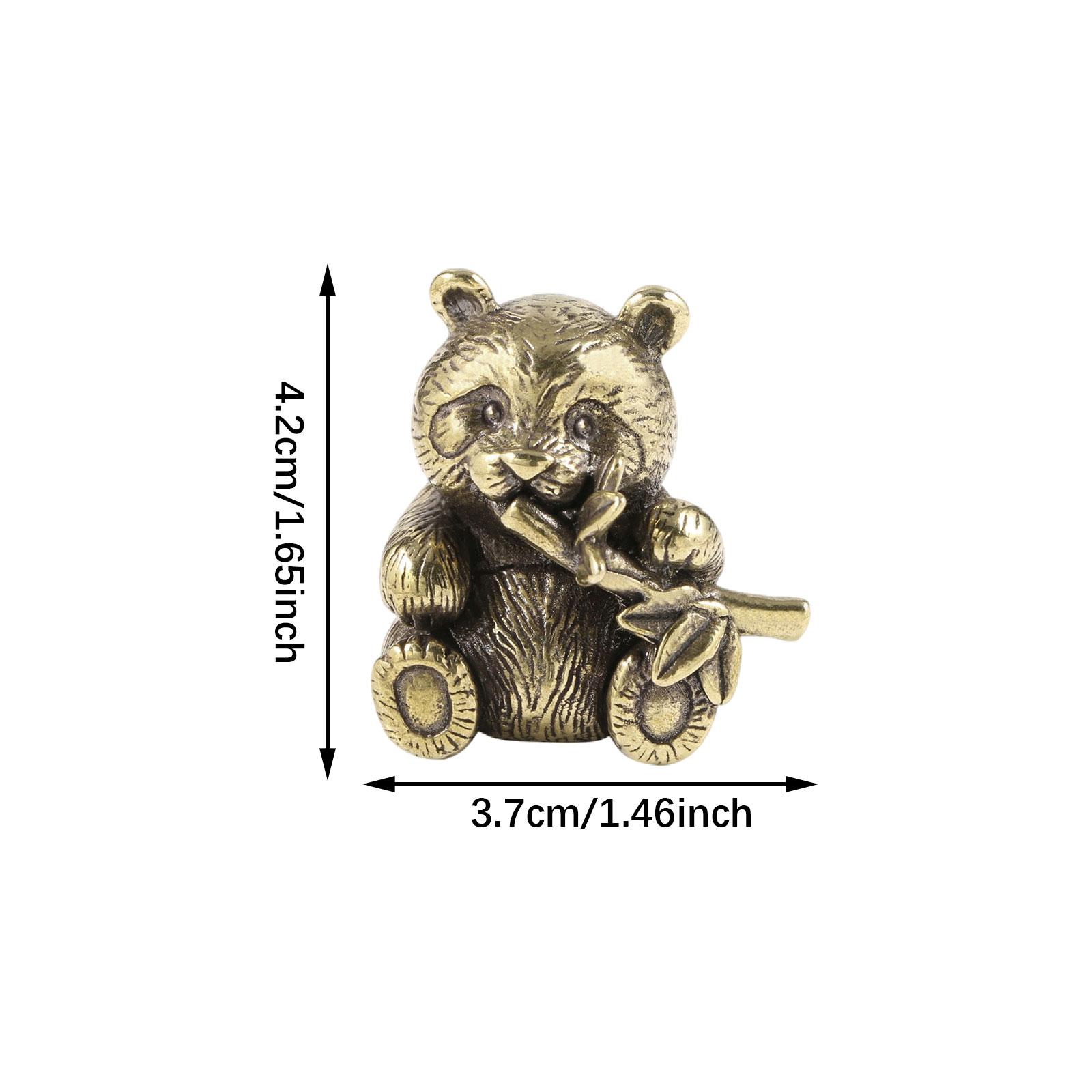 Brass Panda Ornament Collectib - Art Craft Hotel recension och pris