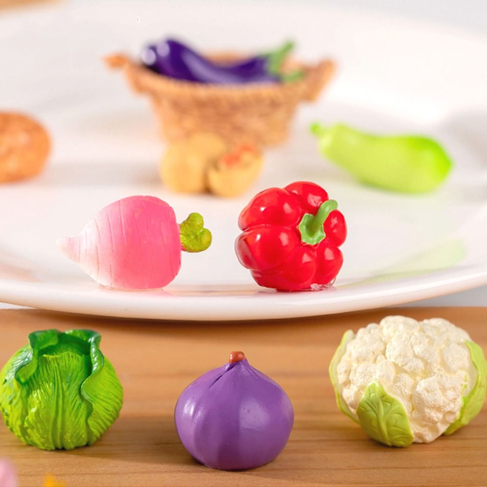 Cute Vegetable Figurines Minia - Art Craft Vegetables recension och pris