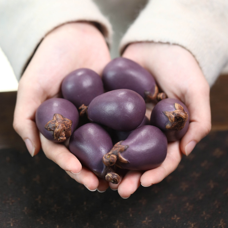 Purple Sand Eggplant Tea Pet H - Art Craft Vegetables recension och pris