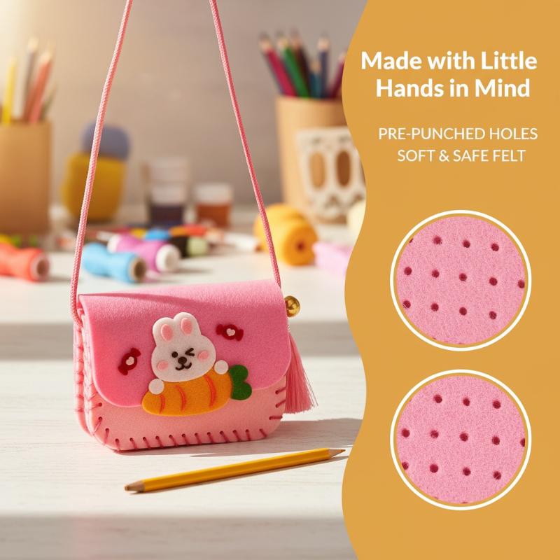 Children Felt Bag Making Kit D - Art Craft For Kindergarten recension och pris