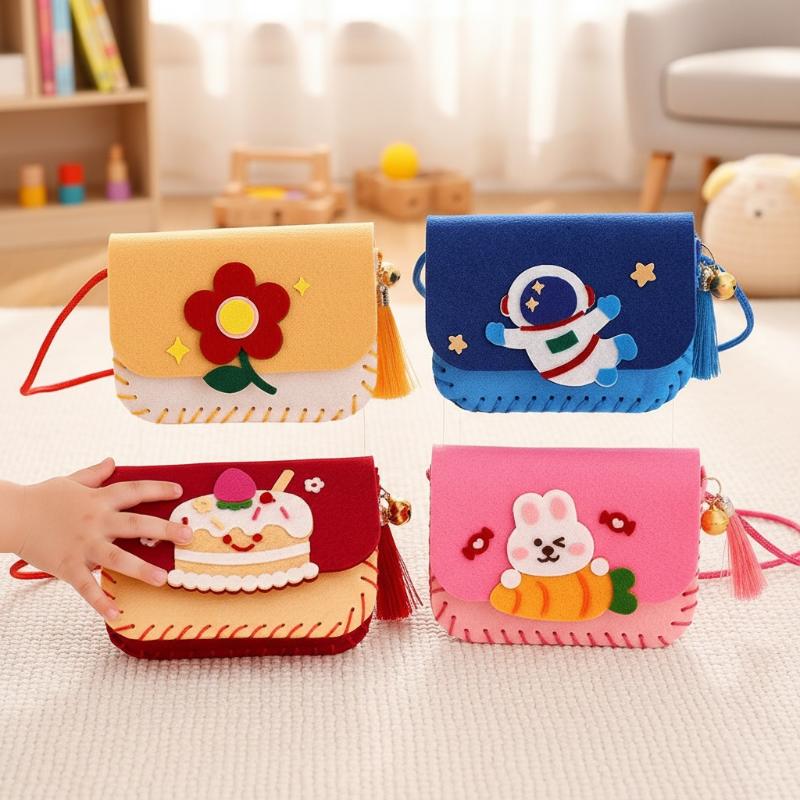 Children Felt Bag Making Kit D - Art Craft For Kindergarten recension och pris