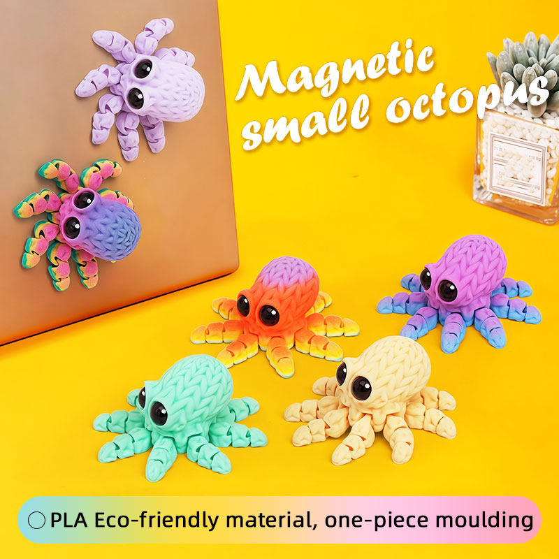 Adorable 3D Printed Octopus Fr - Art Craft Magnet recension och pris