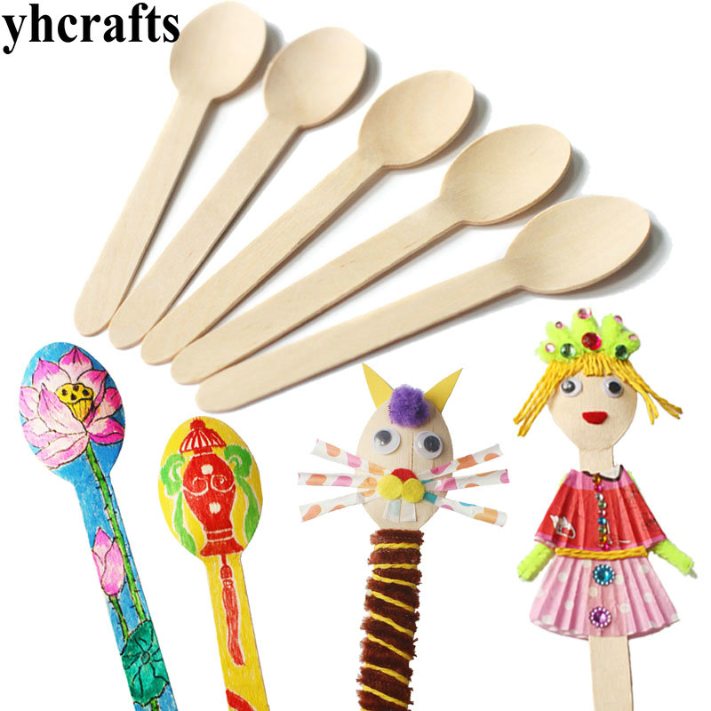 20PCS/LOT.Wood spoon arts and  - Art Craft For Kindergarten recension och pris