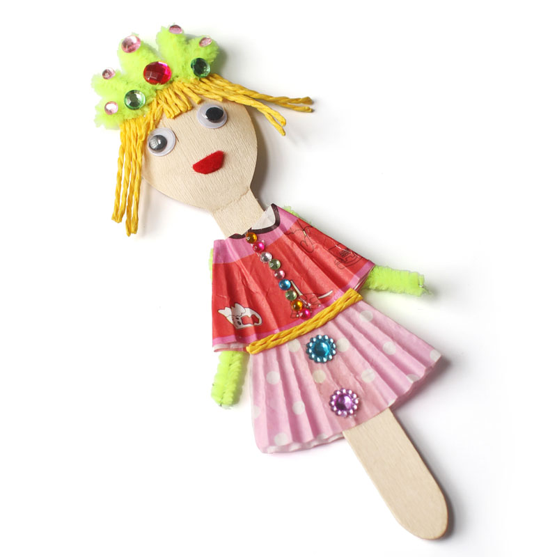 20PCS/LOT.Wood spoon arts and  - Art Craft For Kindergarten recension och pris
