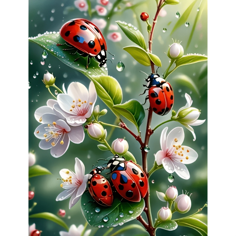 Ladybug on Spring Flower Diamo - Art Craft Ladybug recension och pris