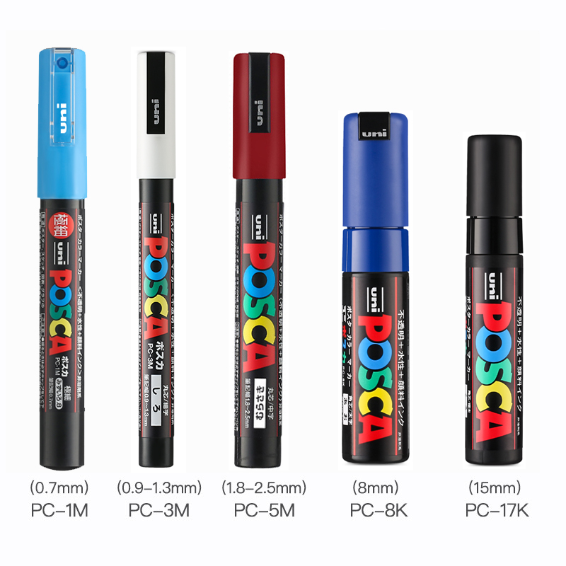 Uni Posca Color Markers Set Fu - Art Craft 5 Year Old recension och pris