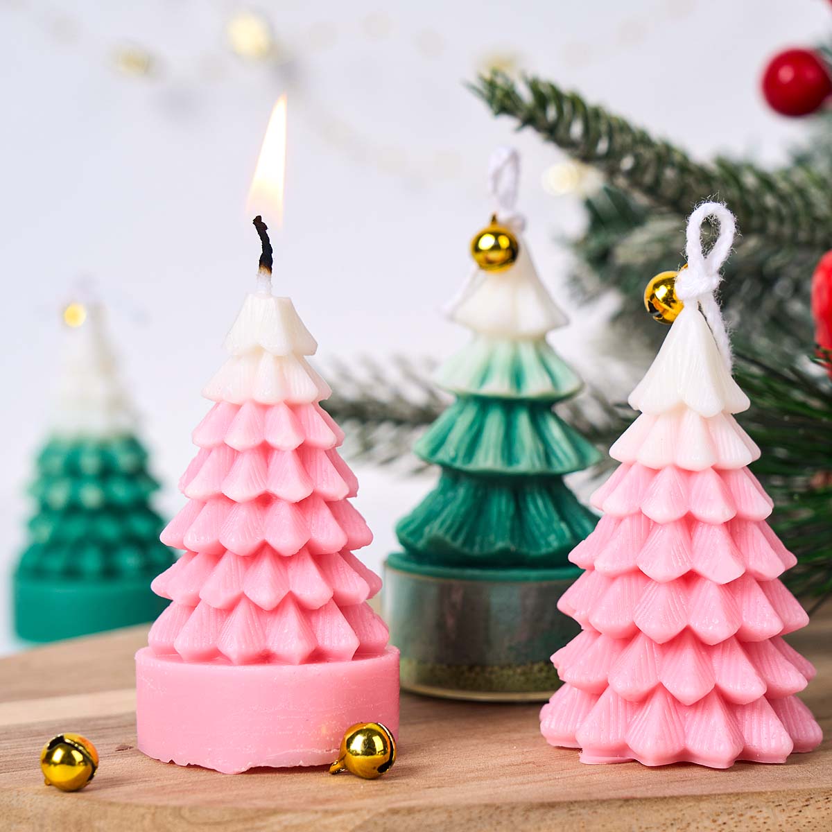 3D Christmas Tree Silicone Can - Art Craft Show recension och pris