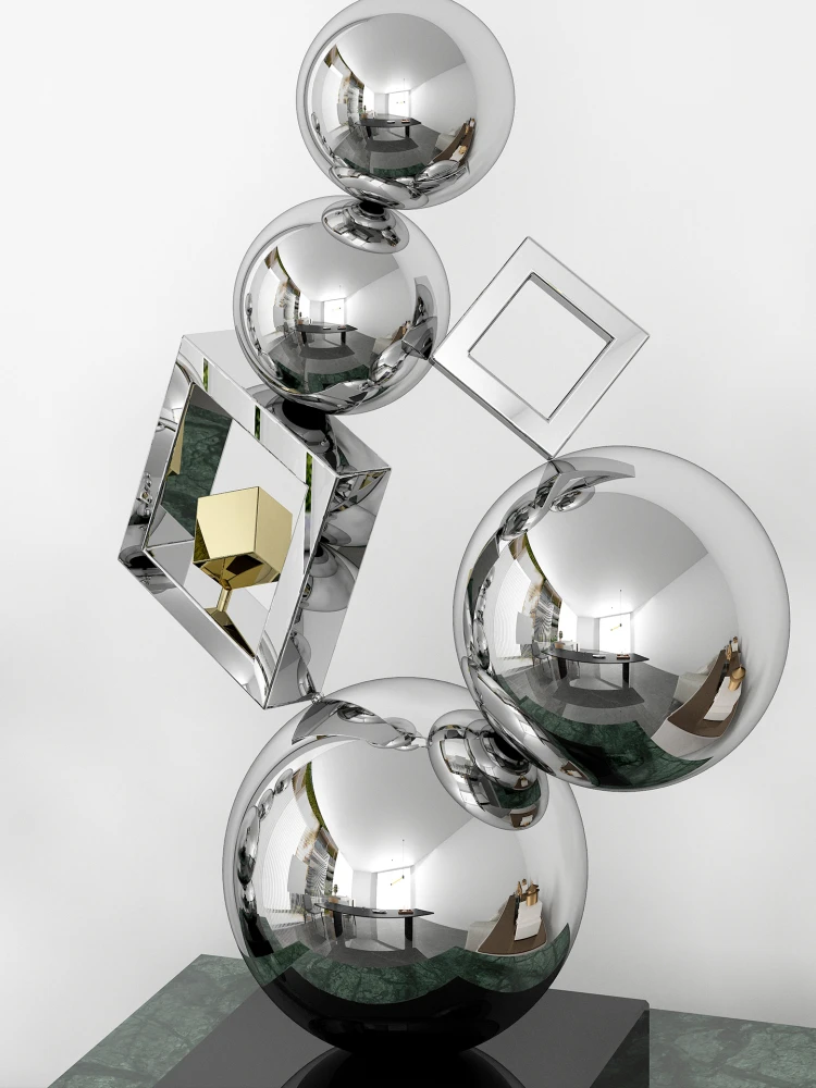 Luxury Stainless Steel Art Orn - Art Craft Hotel recension och pris