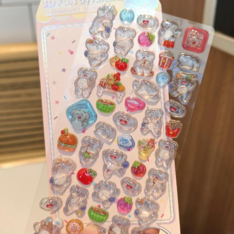 Embossed Animal Sticker Adhesi - Art Craft 3 Year Old recension och pris