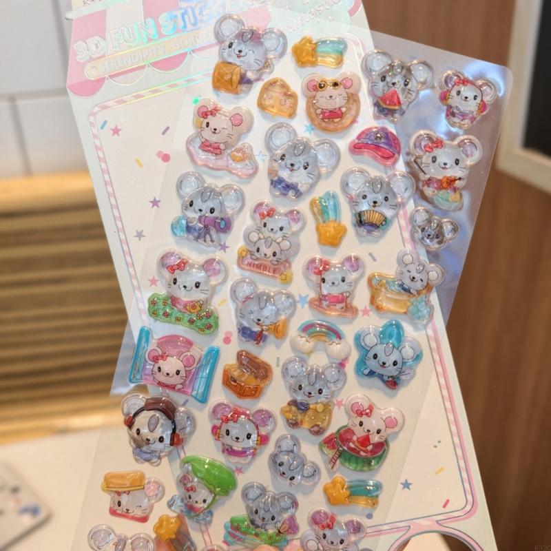 Embossed Animal Sticker Adhesi - Art Craft 3 Year Old recension och pris