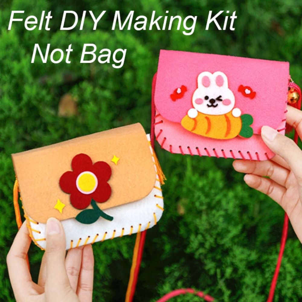 Cute Felt Felt Bag Making Kit  - Art Craft For Kindergarten recension och pris