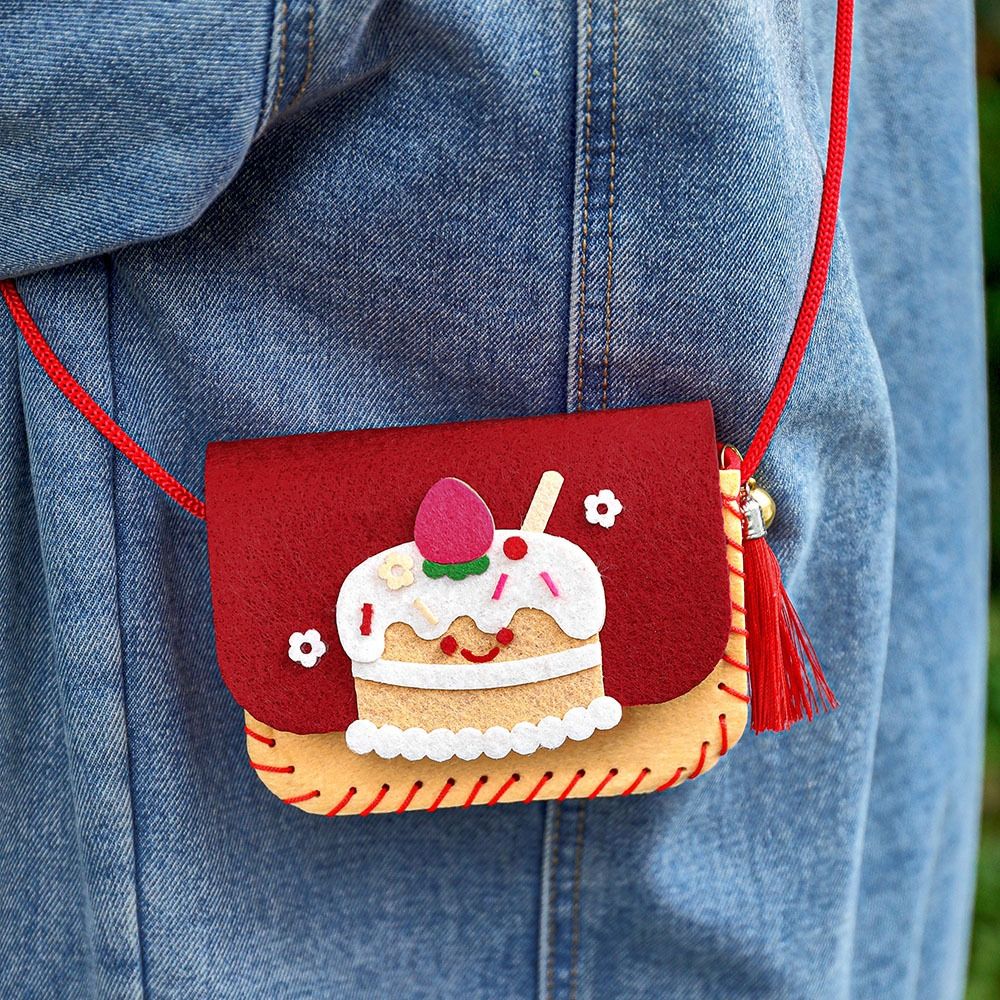 Cute Felt Felt Bag Making Kit  - Art Craft For Kindergarten recension och pris
