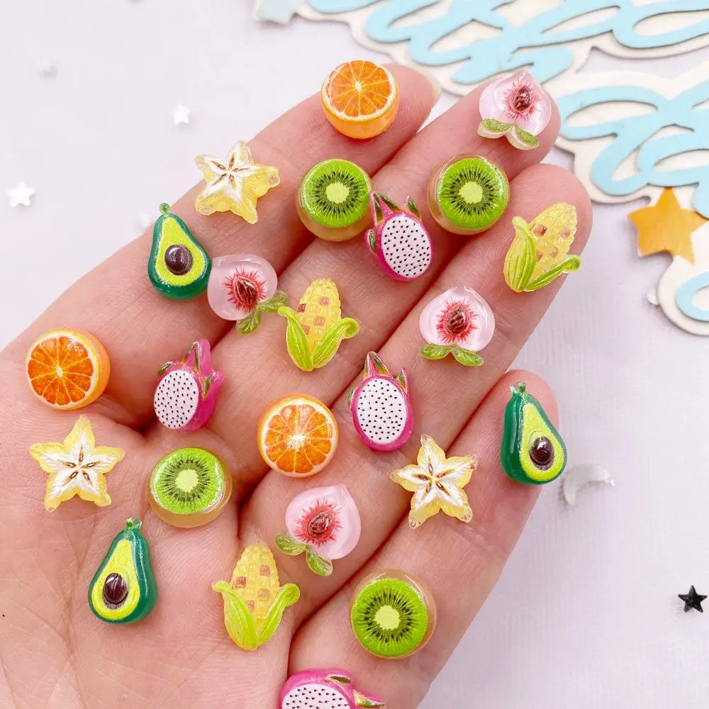 50PCS Resin Cute Mini Colorful - Art Craft Vegetables recension och pris