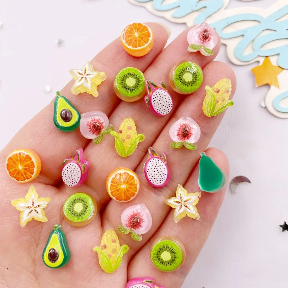 50PCS Resin Cute Mini Colorful - Art Craft Vegetables recension och pris